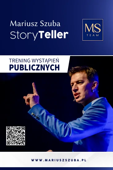 Szkolenie - Storyteller - Plakat na www